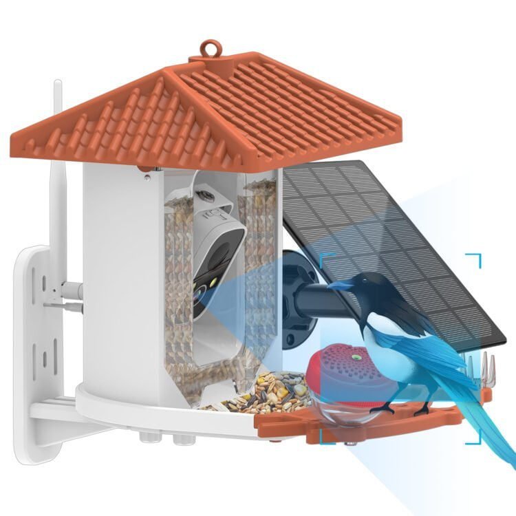 N1 2K Smart Bird Feeder Camera