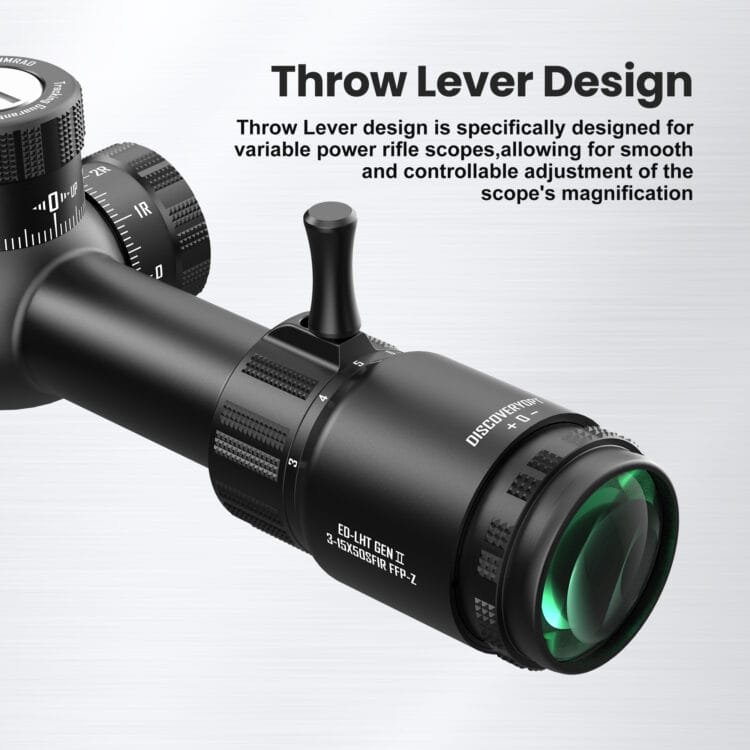 DISCOVERYOPT EDGENII 3-15X50SFIR FFP-Z Rifle Scope
