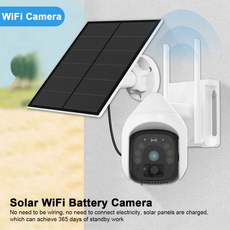 BS9 Wifi Outdoor Solar Security Camera