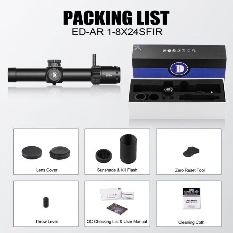 DiscoveryOPT ED-AR 1-8X24SFIR FFP-MRAD