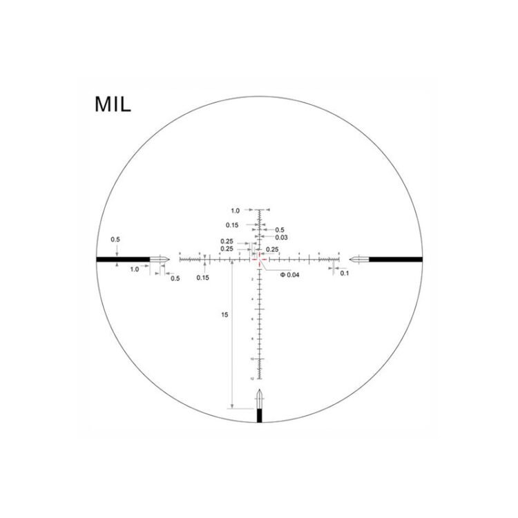Arken SH-4J 6-24X50 FFP Illuminated Reticle