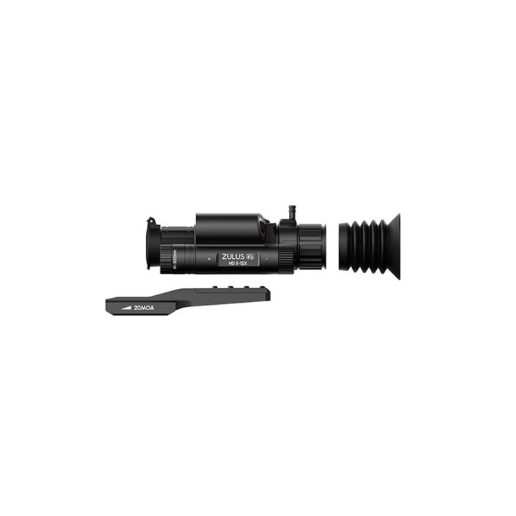DNT ZULUS HD 3-12X V2 LRF Digital Night Vision Rifle Scope-1