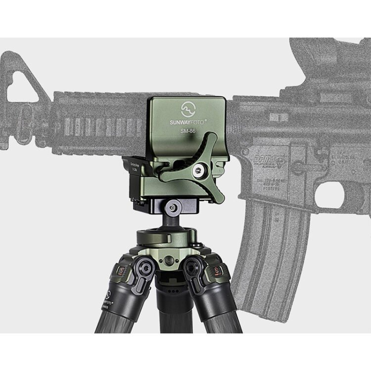 SUNWAYFOTO SM Series Saddle Mount Rifle Adapter-SM-86