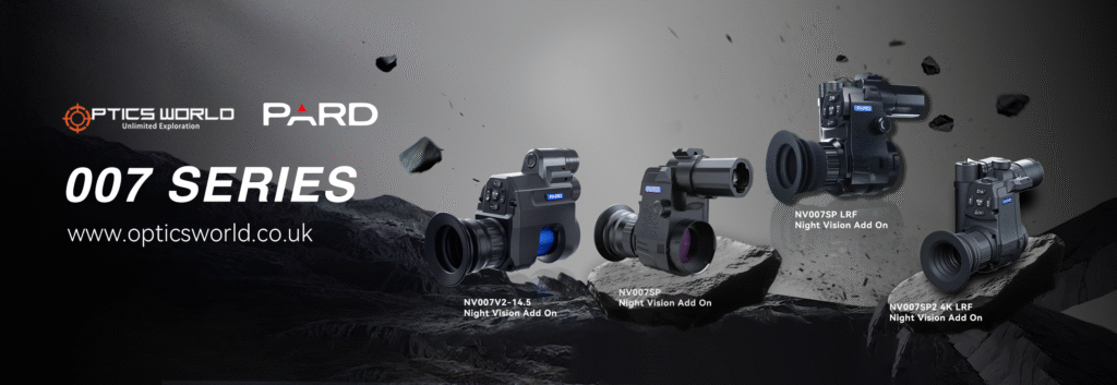 Exciting News from Optics World! We’re thrilled to introduce the latest addition to the renowned Pard night vision family — the Pard 007 4K model.