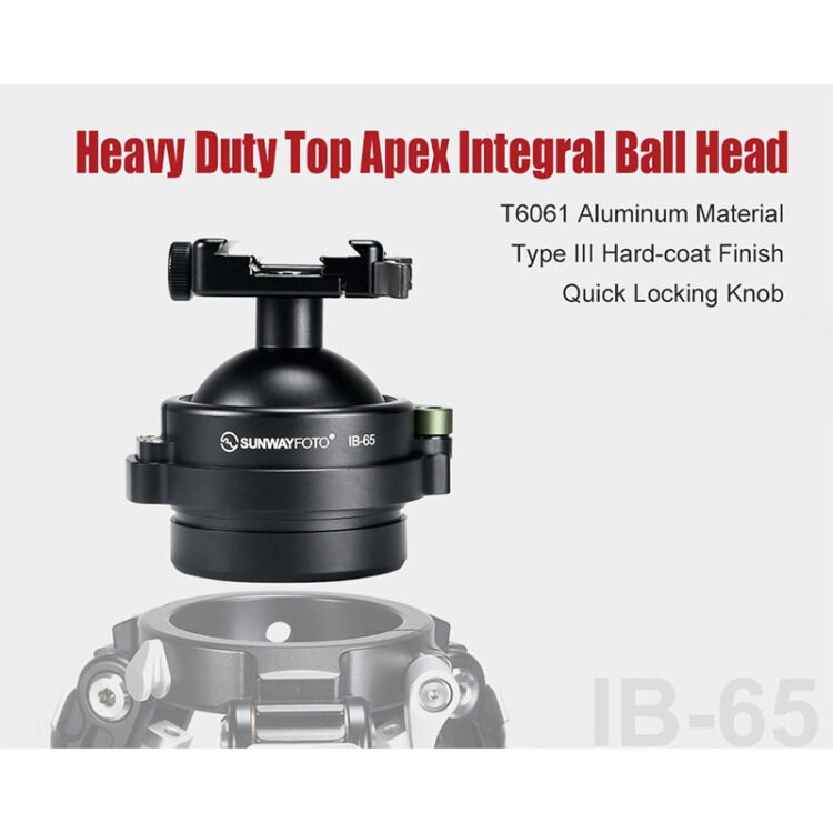 SUNWAYFOTO IB-65 Heavy Duty Tipod Ball Head