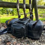 SWATCOM Black Leather Range Bag