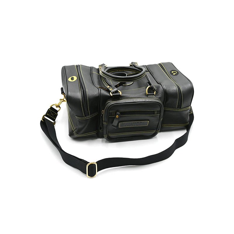 SWATCOM Black Leather Range Bag
