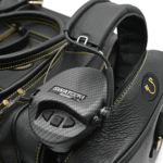 SWATCOM Black Leather Range Bag
