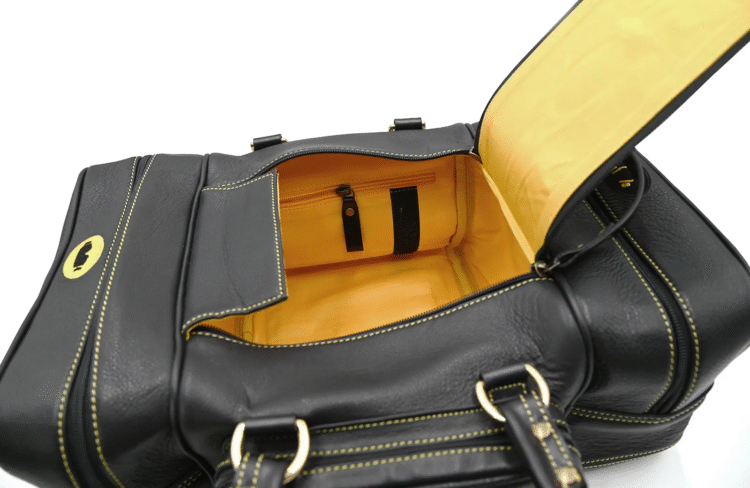SWATCOM Black Leather Range Bag