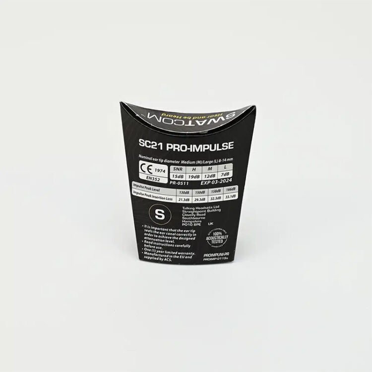 SWATCOM SC21 Pro Impulse Ear Plugs