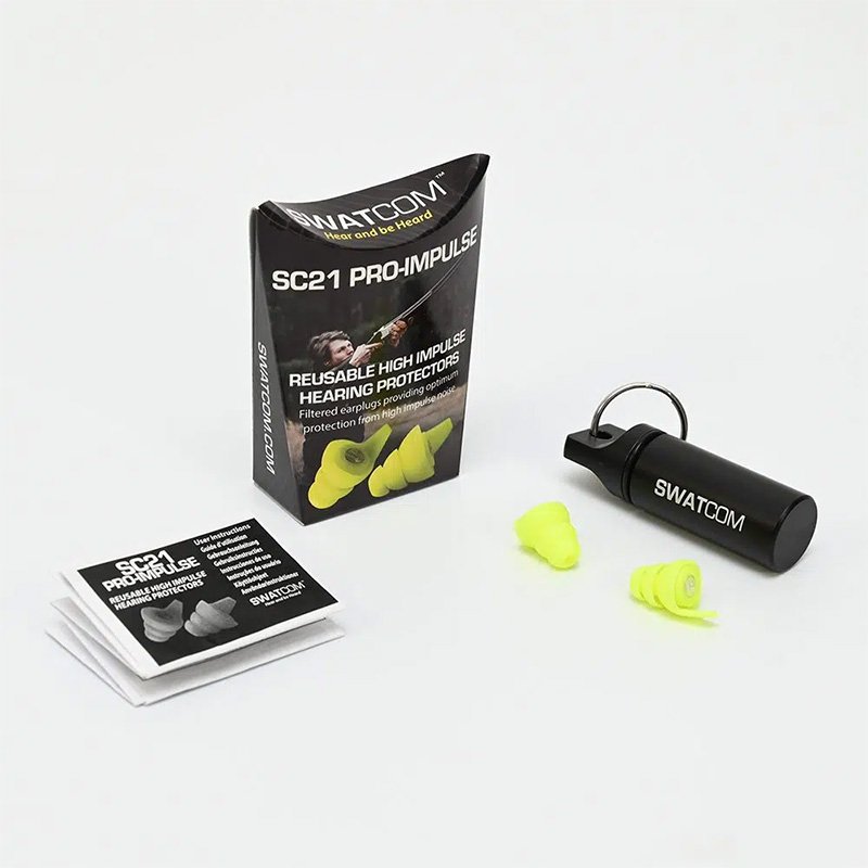 SWATCOM SC21 Pro Impulse Universal in ear hearing protection (10 Pack)