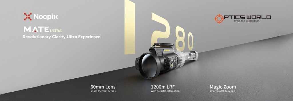 Optics World UK unveils the Nocpix Mate Series: Cutting-Edge Thermal Clip-On Solutions for Rifle Scopes