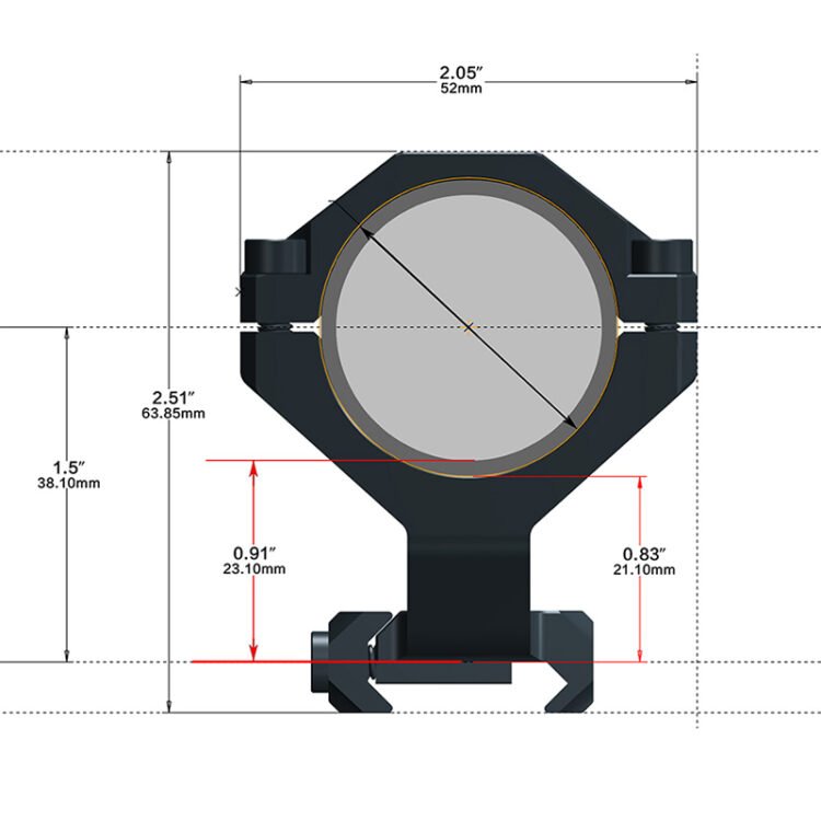 DiscoveryOPT Multi-Compatible Cantilever Scope Mount