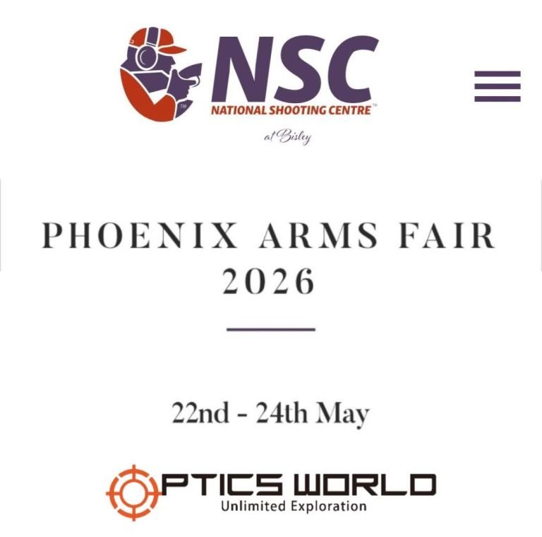 Explore Precision Shooting Optics at the Phoenix Arms Fair 2026 – Optics World at Bisley