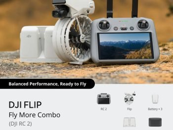 DJI Flip Drone Fly More Combo With RC2 Controller