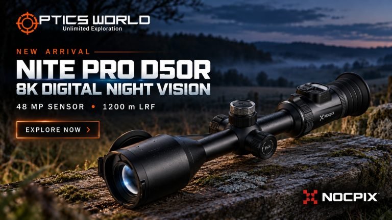 New Arrival at Optics World: Nocpix NITE PRO D50R 8K Night Vision Scope